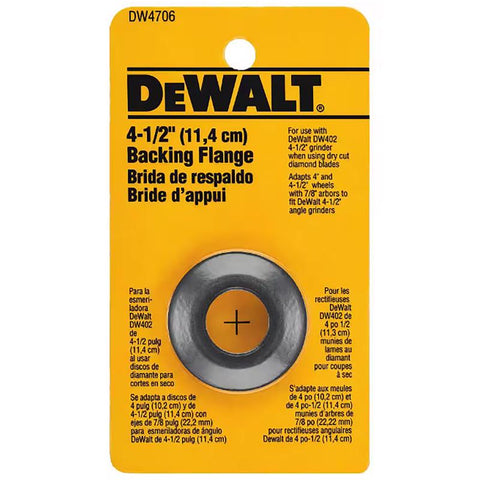 DeWalt 4-1/2" Backing Flange