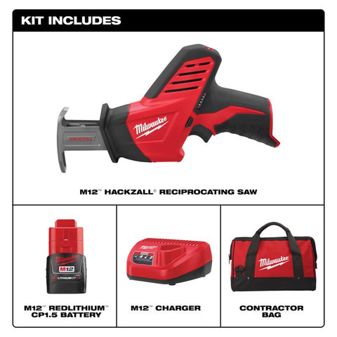 Milwaukee 12V M12 Hackzall Kit