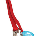 Partrade Nickel Snap Nylon Web Adjustable Trailer Tie, Up to 46 in, Red