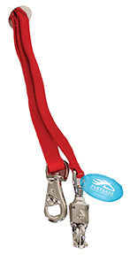 Partrade Nickel Snap Nylon Web Adjustable Trailer Tie, Up to 46 in, Red