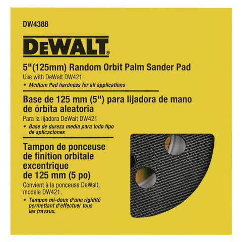 DeWalt 5" Hoop/Loop Sand Pad