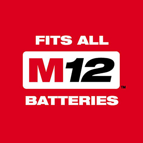 Milwaukee M12 Cordless LED Work Light, 160 Lumens, Black & Red