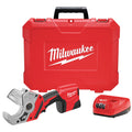 Milwaukee M12 Lithium-Ion Cordless PVC Shear Kit, 12 V
