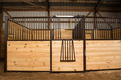 Tarter Horizontal Lumber Kit For 12' Excel Horse Stall- Front