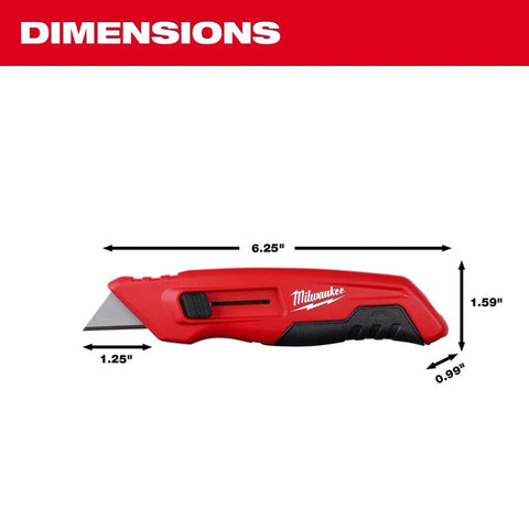 Milwaukee Utility Knife, Black/Red