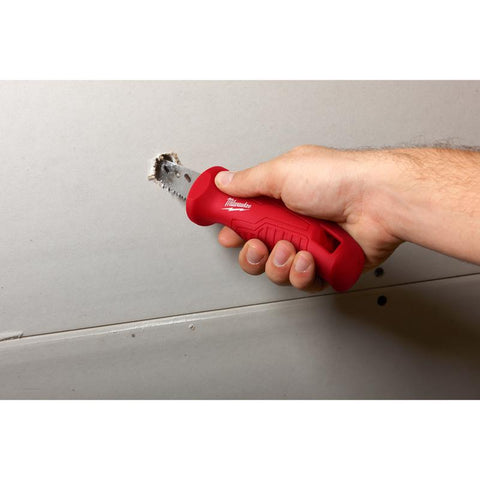 Milwaukee Rasping Jab Saw with Rubber Over Mold Grip, 6"