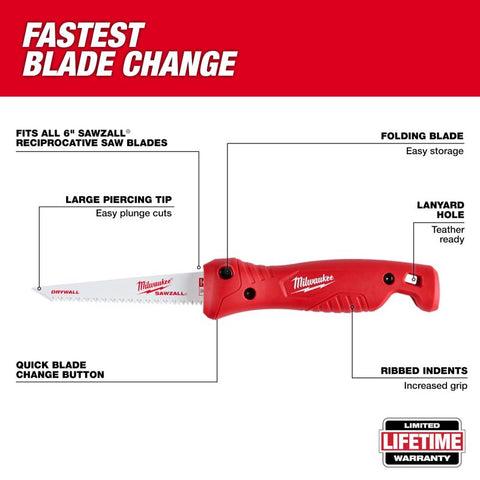 Milwaukee Folding Jab Saw, 6"