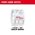 Milwaukee Large Quick Change Hole Saw Arbor 7/16"