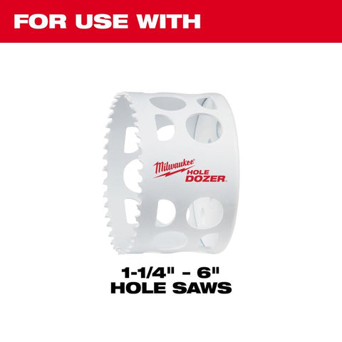 Milwaukee Large Quick Change Hole Saw Arbor 7/16"