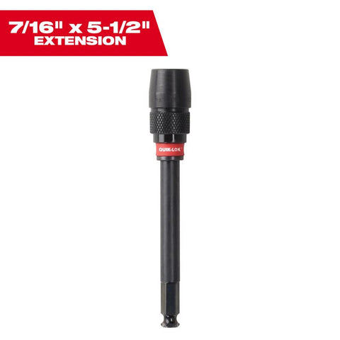 Milwaukee Quick Change Hex Extension, 7/16"