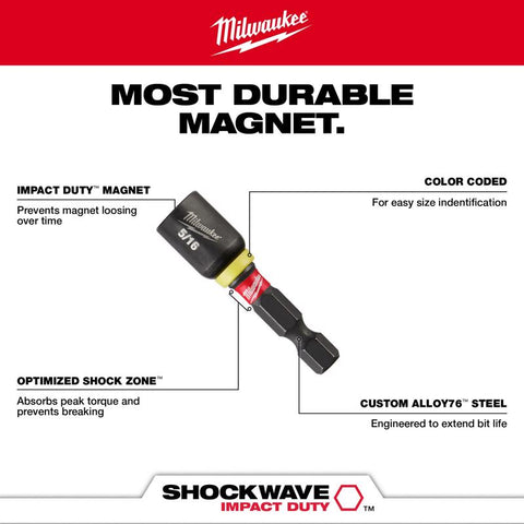 Milwaukee 3/8x1-7/8 Nut Driver
