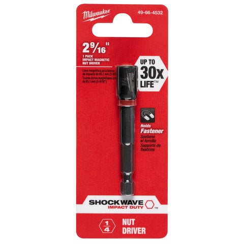 Milwaukee 1/4x2-9/16 Nutdriver