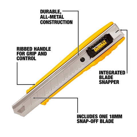 DeWalt 18mm Utility Snap Knife