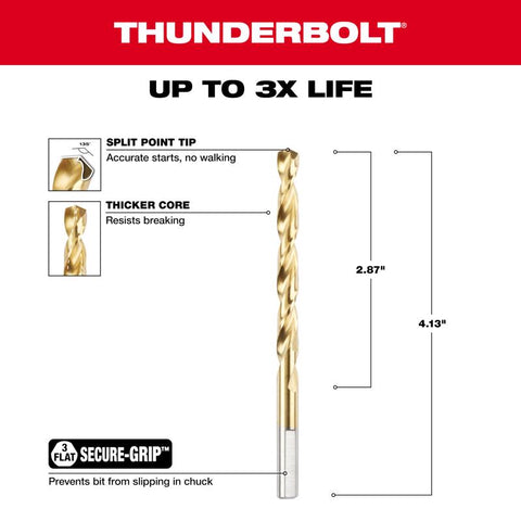 Milwaukee 17/64" Titan Drill Bit