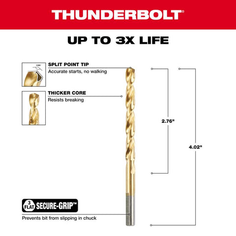Milwaukee 1/4" Titan Drill Bit