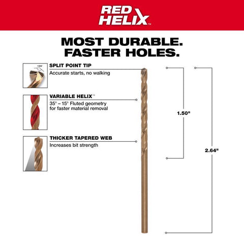 Milwaukee 7/64" Cobalt Drill Bit