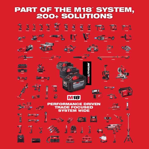 Milwaukee Battery Pack Lithium M18, 2Amp