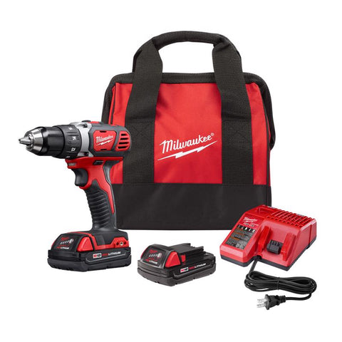 Milwaukee M18 Compact Drill Driver Kit, 1/2"