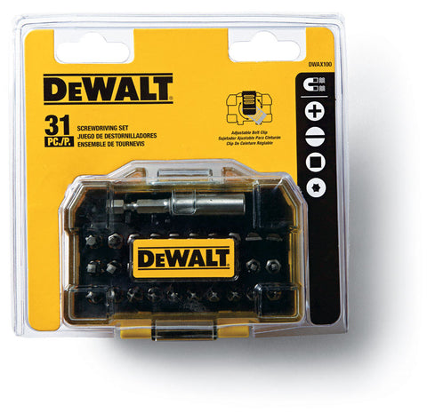 DeWalt Screw Driving Set, 31 Pieces