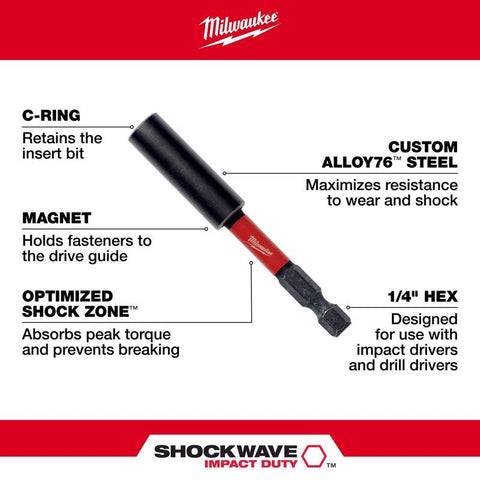 Milwaukee 2.36" Magnet Bit Holder