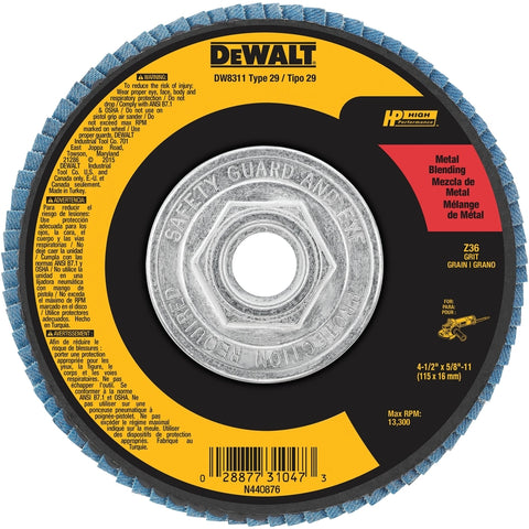 DeWalt 4-1/2x5/8"-11 Flap Disc