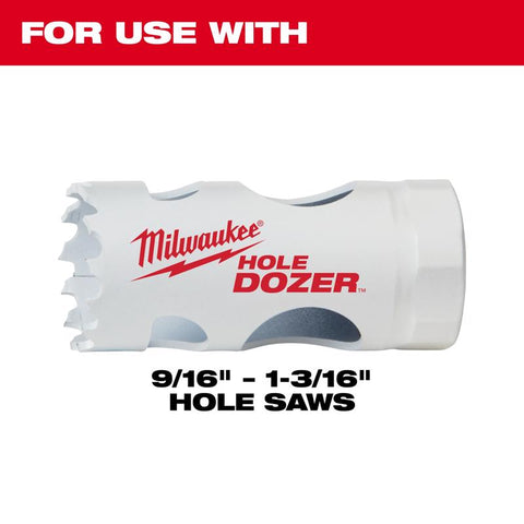 Milwaukee Small Thread Hole Saw Arbor, 1/4" Shank