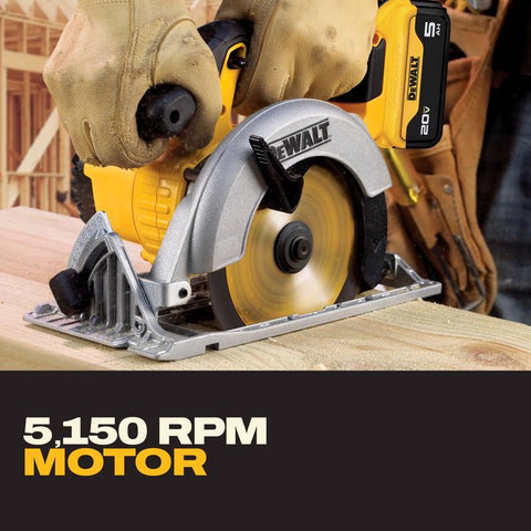 DeWalt 20V 6-1/2" Circ Saw Kit