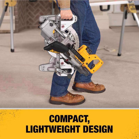DeWalt Cordless Miter Saw, 7-1/4", 20 AMP
