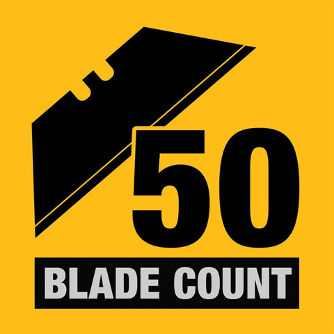 DeWalt Carbide Utility Blade, 50/Pack