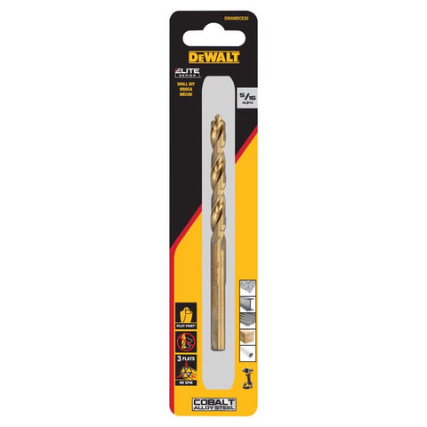 DeWalt DWA1220 Pilot Point Industrial Cobalt Drill Bit, 5/16"