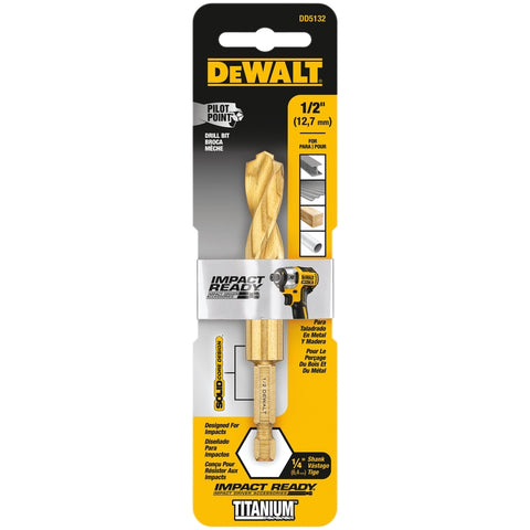 DeWalt 1/2"Titan Imp Drill Bit