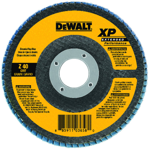 DeWalt 4.5x7/8 40g Flap Disc