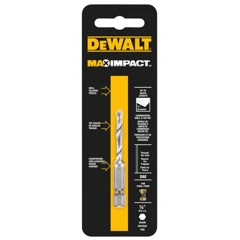 DeWalt Drill & Tap Bit 5/16" SAE