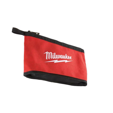 Milwaukee Black Zipper Pouch, Red