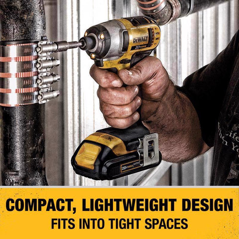 DeWalt Cordless Compact Driver & Impact Driver Kit, 20 Volts