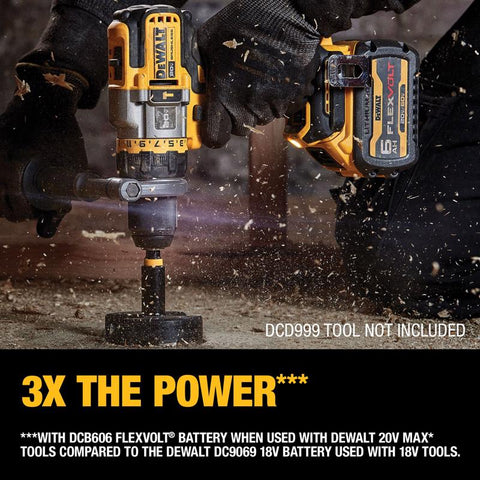 DeWalt Flex Volt Lithium-Ion Battery, 6.0 Ah, 20/60V