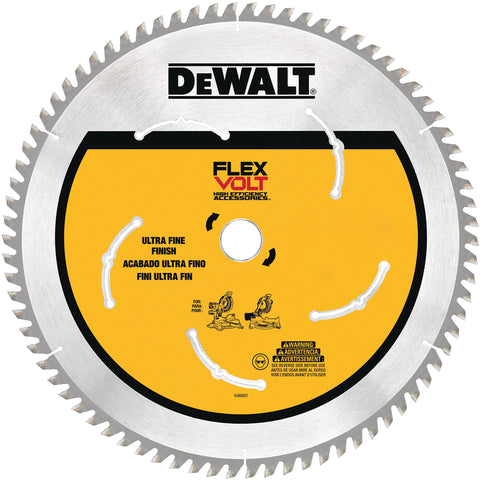 DeWalt Flexvolt Miter Saw Blade, 12", 60 Teeth