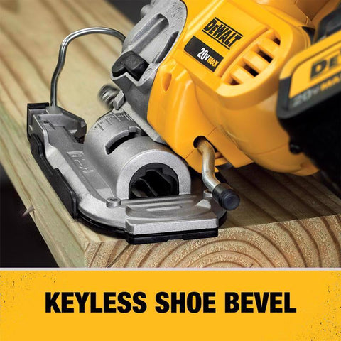 DeWalt Cordless Jig Saw with Anti-Slip Grip, 0-3000 SPM, 20V Max