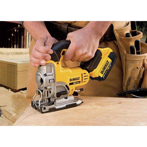 DeWalt Cordless Jig Saw with Anti-Slip Grip, 0-3000 SPM, 20V Max