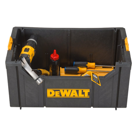DeWalt ToughSystem Tool Box, Plastic, Black, 21-7/8" L