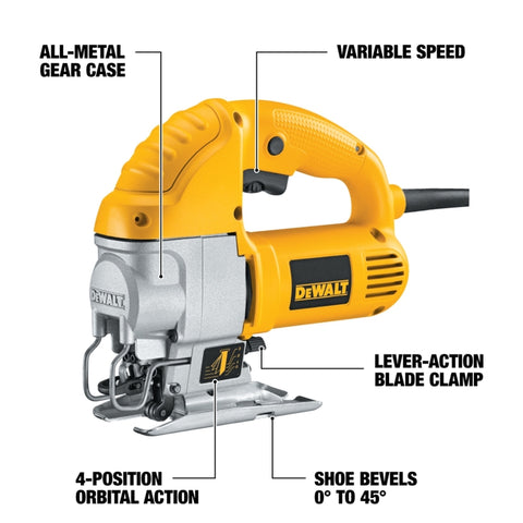 DeWalt Dw Orbit Jig Saw 5.5a