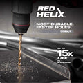 Milwaukee Red Helix 3-Flat Shank Drill Bit, 11/32"