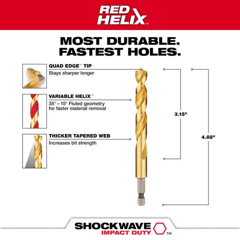 Milwaukee 27/64" Drill Bit