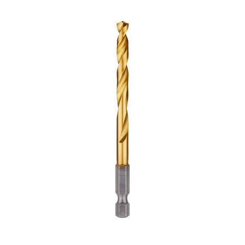 Milwaukee Shockwave Hex Shank Drill Bit, Titanium