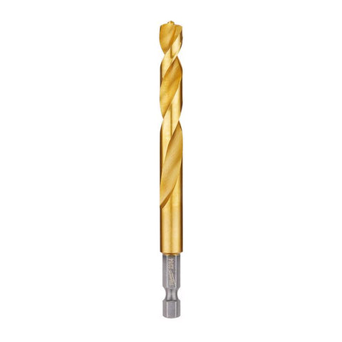 Milwaukee SHOCKWAVE Impact Duty Titanium Drill Bits,RED HELIX, 23/64"