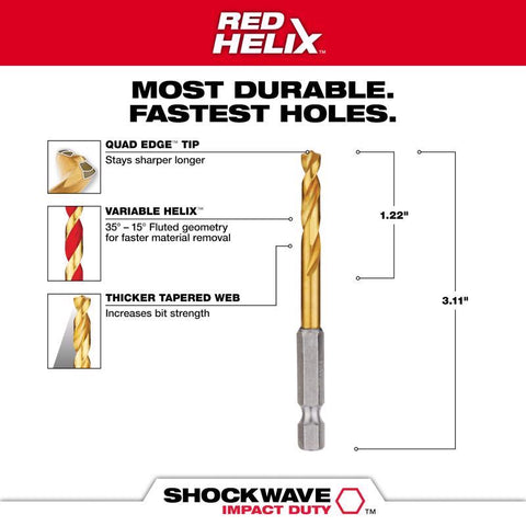 Milwaukee 13/64" Titan Drill Bit