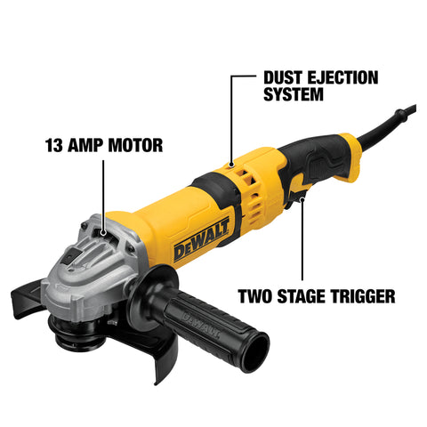 DeWalt Small Corded Angle Grinder, 4.5-6"