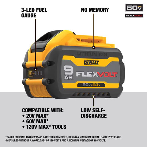 DeWalt 20/60V 9.0AhLithBattery