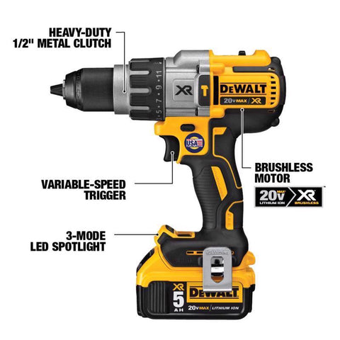 DeWalt XR MAX 5-Tool Cordless Combo Kit, 20 Volts