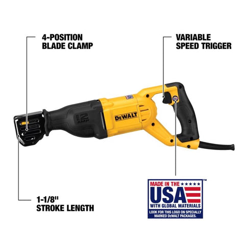 DeWalt 12A HD Recipro Saw